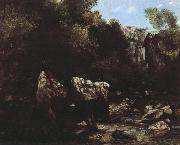 Gustave Courbet Valley painting